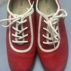 TOMS Canvas Spice Heritage Cardones Sneakers Women's US Size 7.5